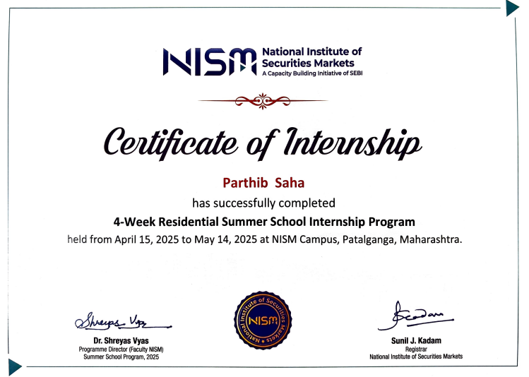 NISM Internship