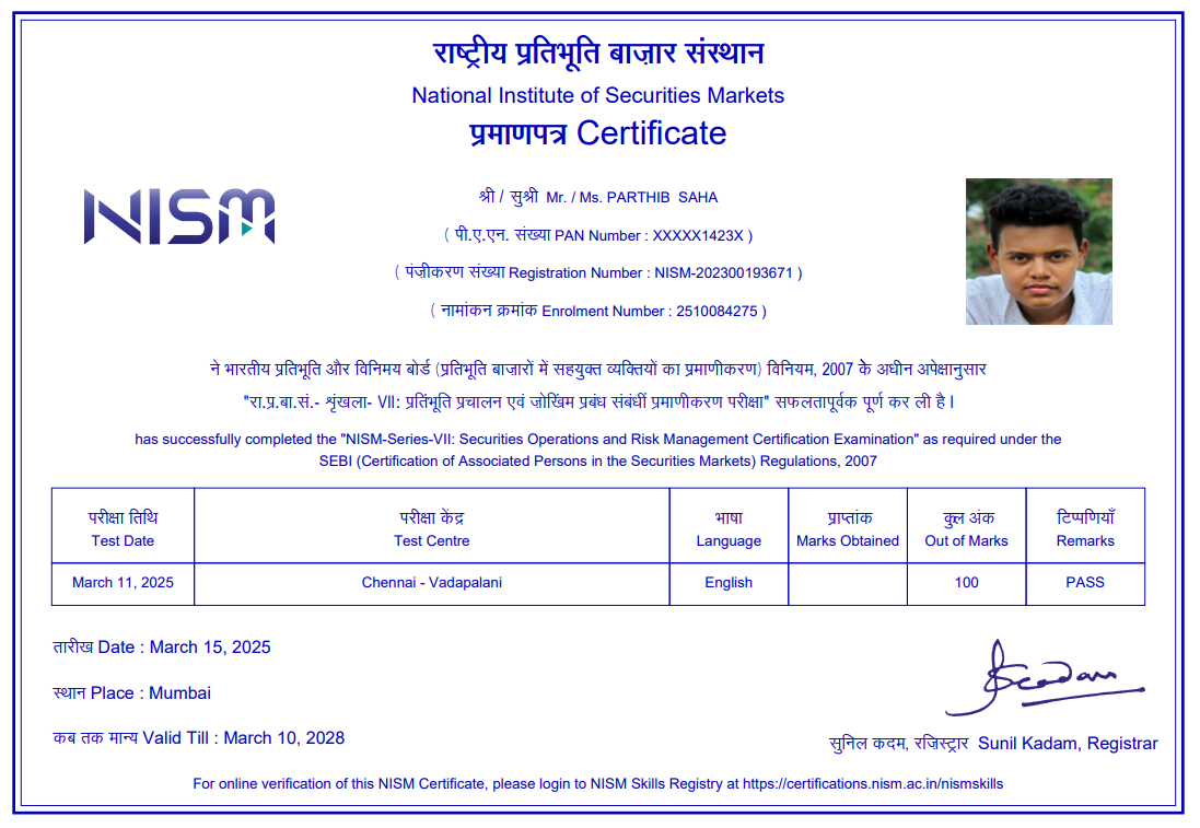 NISM Securities Operations