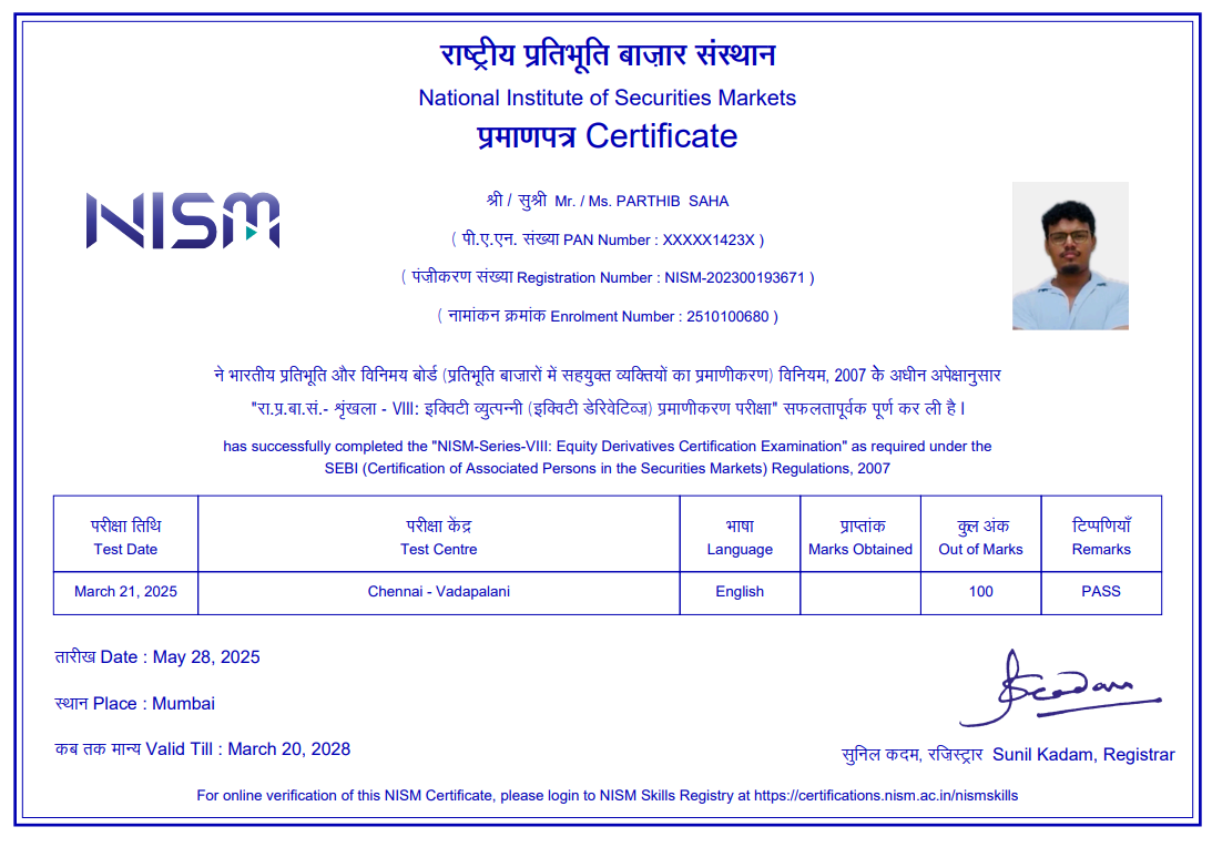 NISM Equity Derivatives